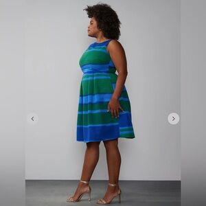 COPY - NY&C Blue and Green Dress